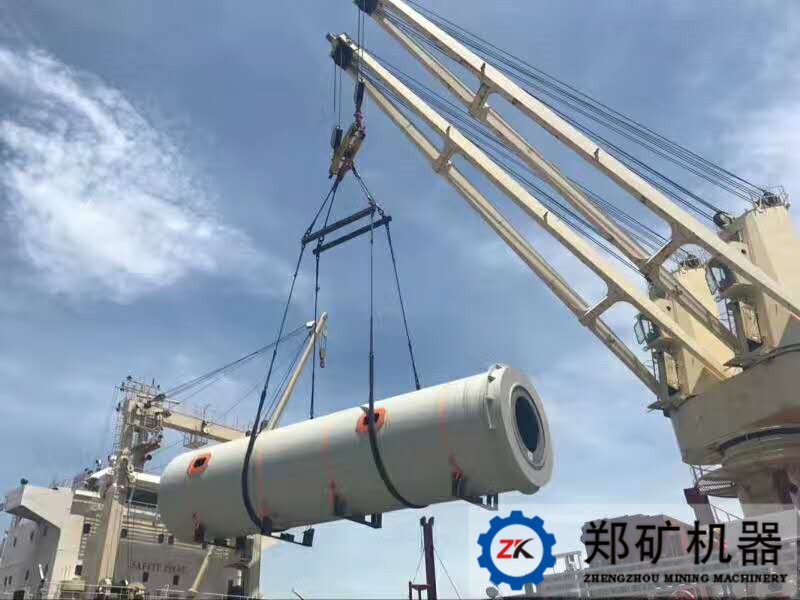 Φ3×12米制砂球磨機現場(chǎng)安裝圖