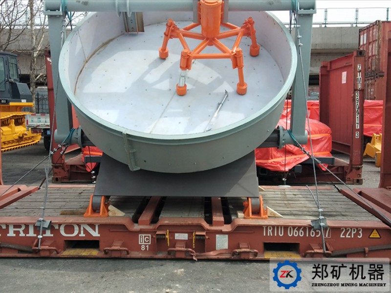 秘魯2.5米盤(pán)式成球機項目